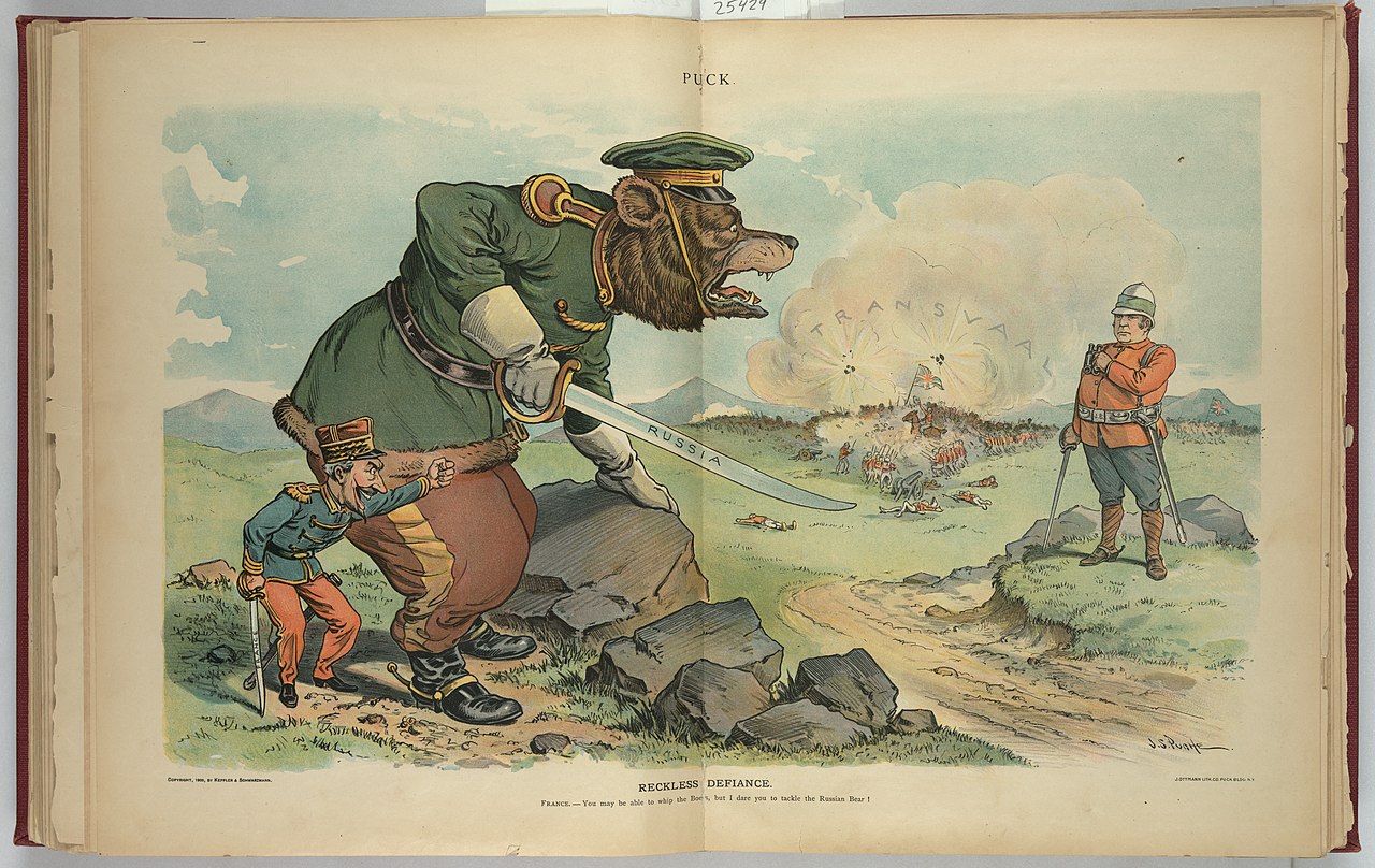<i>Reckless defiance. J.S. Pughe. N.Y. : J. Ottmann Lith. Co., 1900 </i>