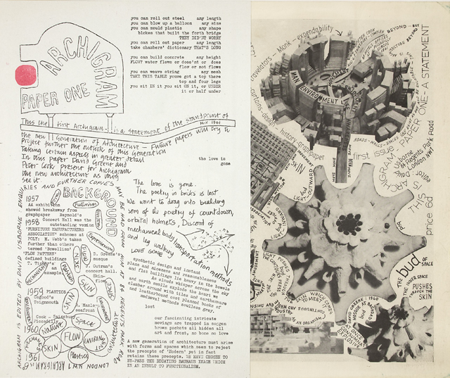 Первый номер журнала "Archigram"