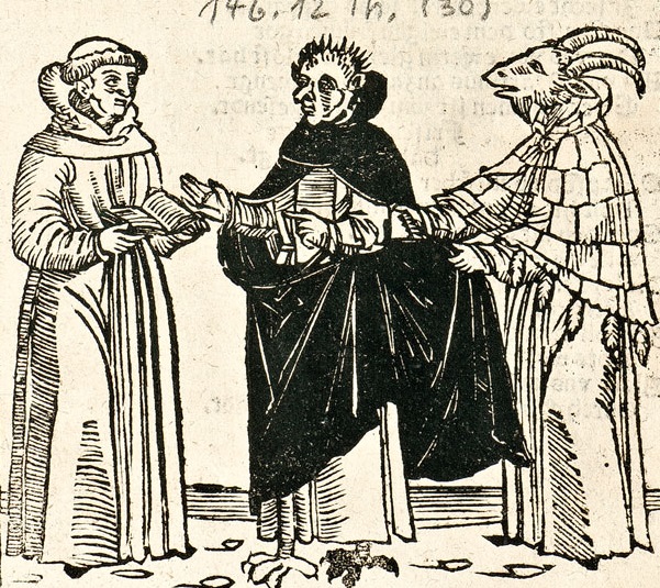 14. Эразм Альберий. Диалог Мартина Лютера с посольством из преисподней. 1523.