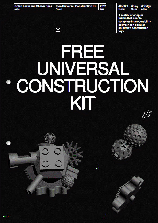 Страница сборника The 3D Additivist Cookbook, 2019 год