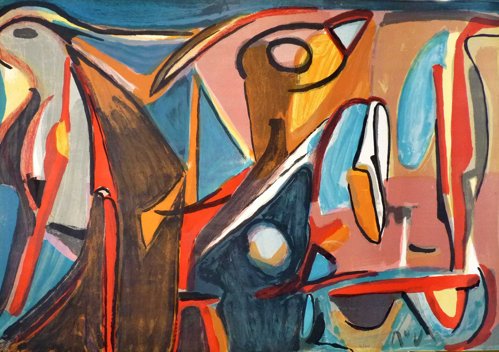 Bram Van Velde. Sans titre. 1980
