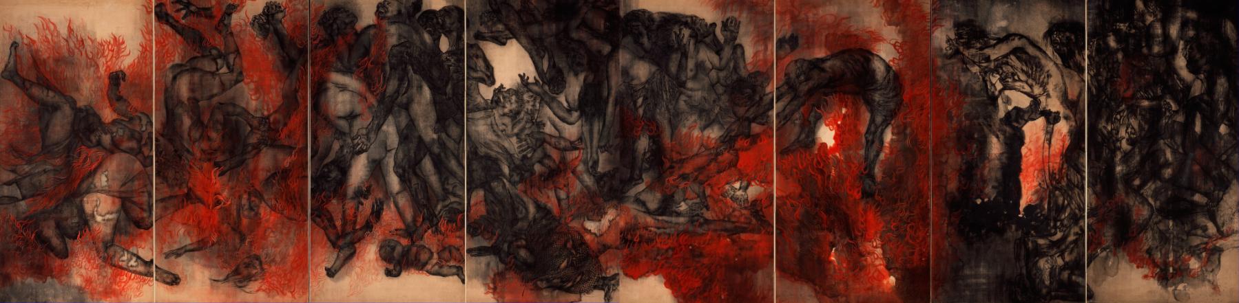 Ири и Тосико Маруки. "Огонь". 1950 год.