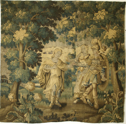 Шпалера «Прощание»Фландрия, Антверпен (?), 1660 – 1700 гг.Поместье Вествуд Манор в Уилтшире (Англия)
