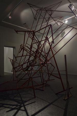 WINDFALL, steel, 200x200x350cm, 2014