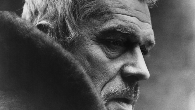 Пол Скофилд в фильме Питера Брука «Король Лир» (1971)