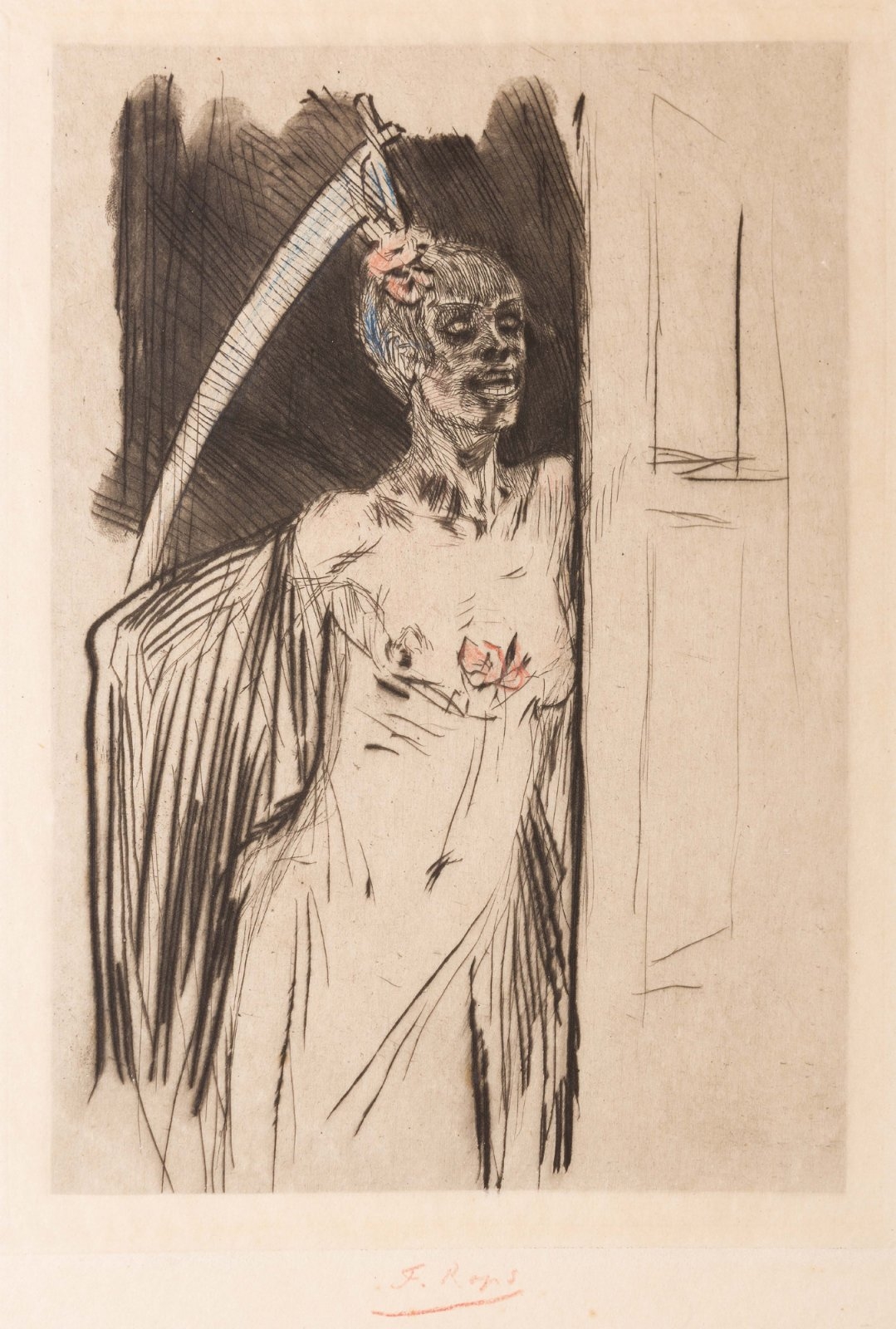 Фелисьен Ропс, Mors Syphilitica