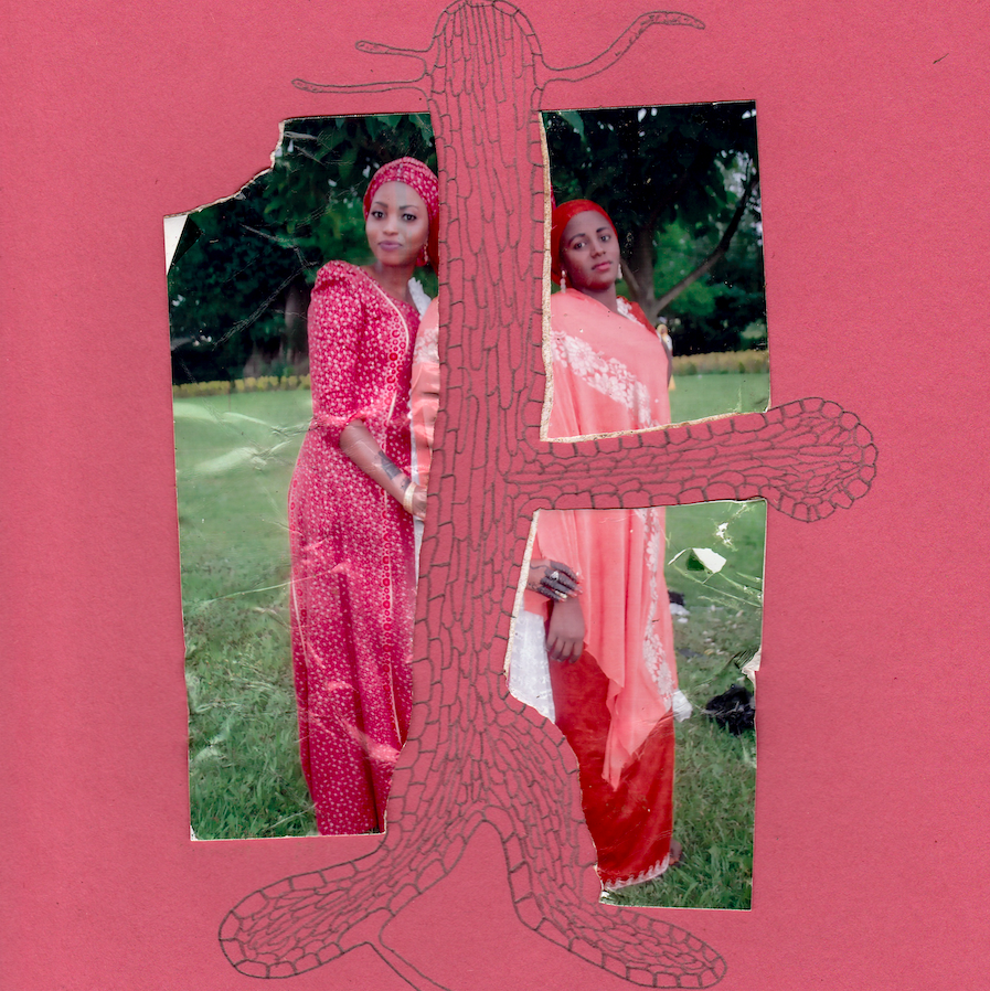 Rahima Gambo, A Walk (Collage III), 2019, mixed media collage. Courtesy the artist