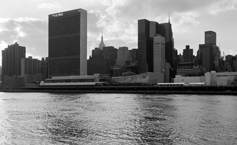 Le Corbusier, United Nations headquarters, New York City, 1947-1952. (Комплекс зданий ООН в Нью-Йорке, спроектированный Л