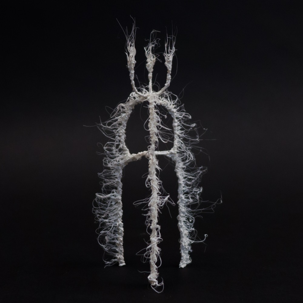 Объект серии LIFEFORMS, 2017-2018. 3D pen, PLA plastic.