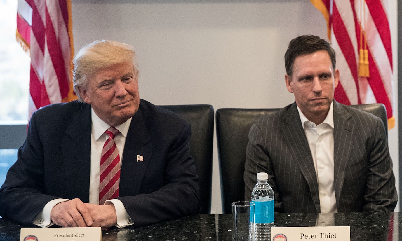 Д. Трамп и П. Тиль