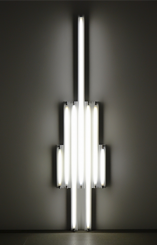 Дэн Флавин, «Monumets» (dedicated to Tatlin), 1964-1990гг