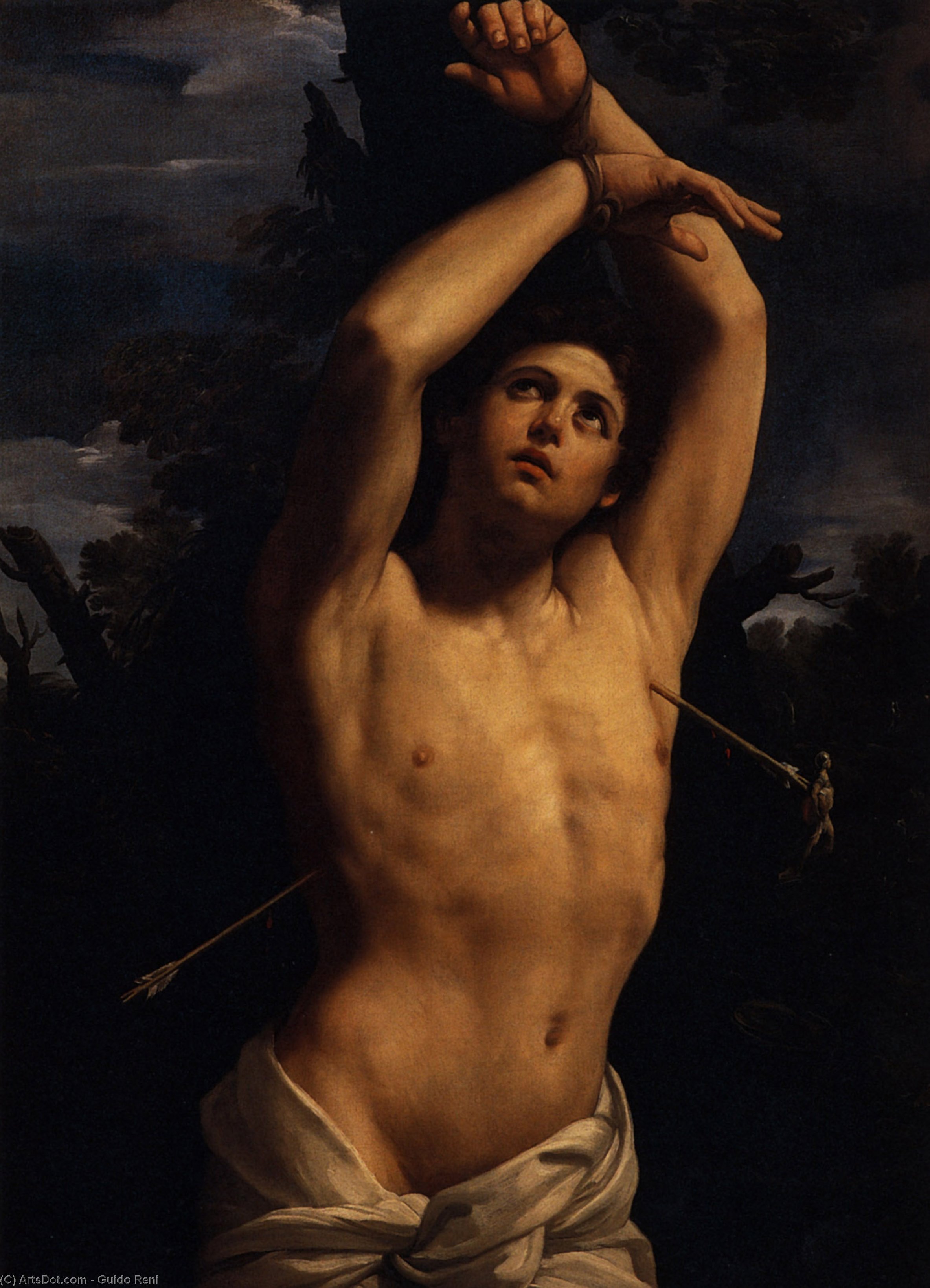 Гвидо Рени, "Святой Себастьян", 1616 г.