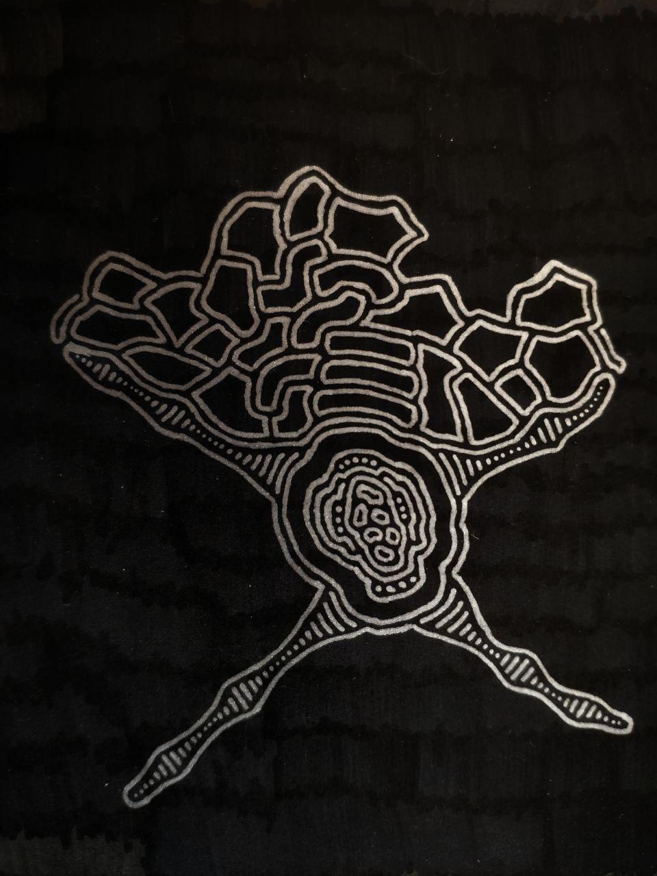 Aleksei Dovhan Artwork 2020-09-06 Rhythm of the heart (size - A4, style - zentangle)