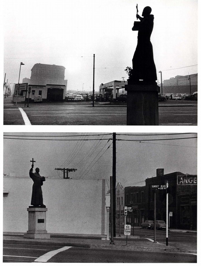 Роберт Франк, St. George, Gas station, and City Hall - Los Angeles, 1955 / Гарри Виногранд, Los Angeles, 1955