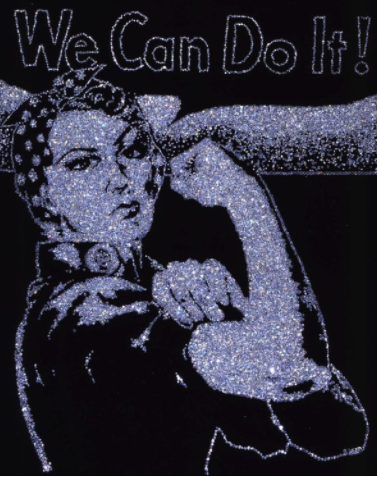 Vik Muniz. Rosie Riveter, 2004. Источник: https://tatintsian.com/