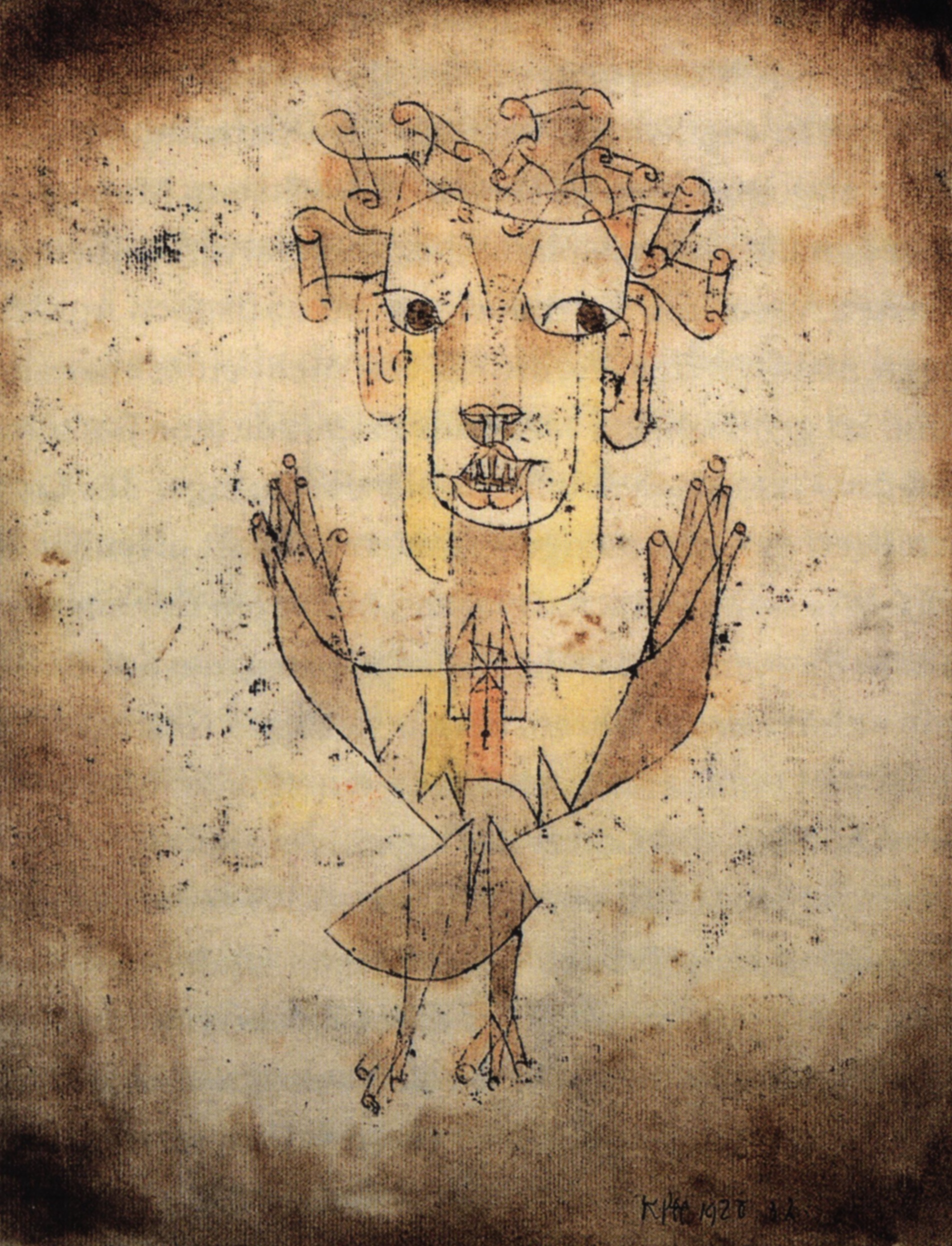 Пауль Клее. Angelus Novus. 1920