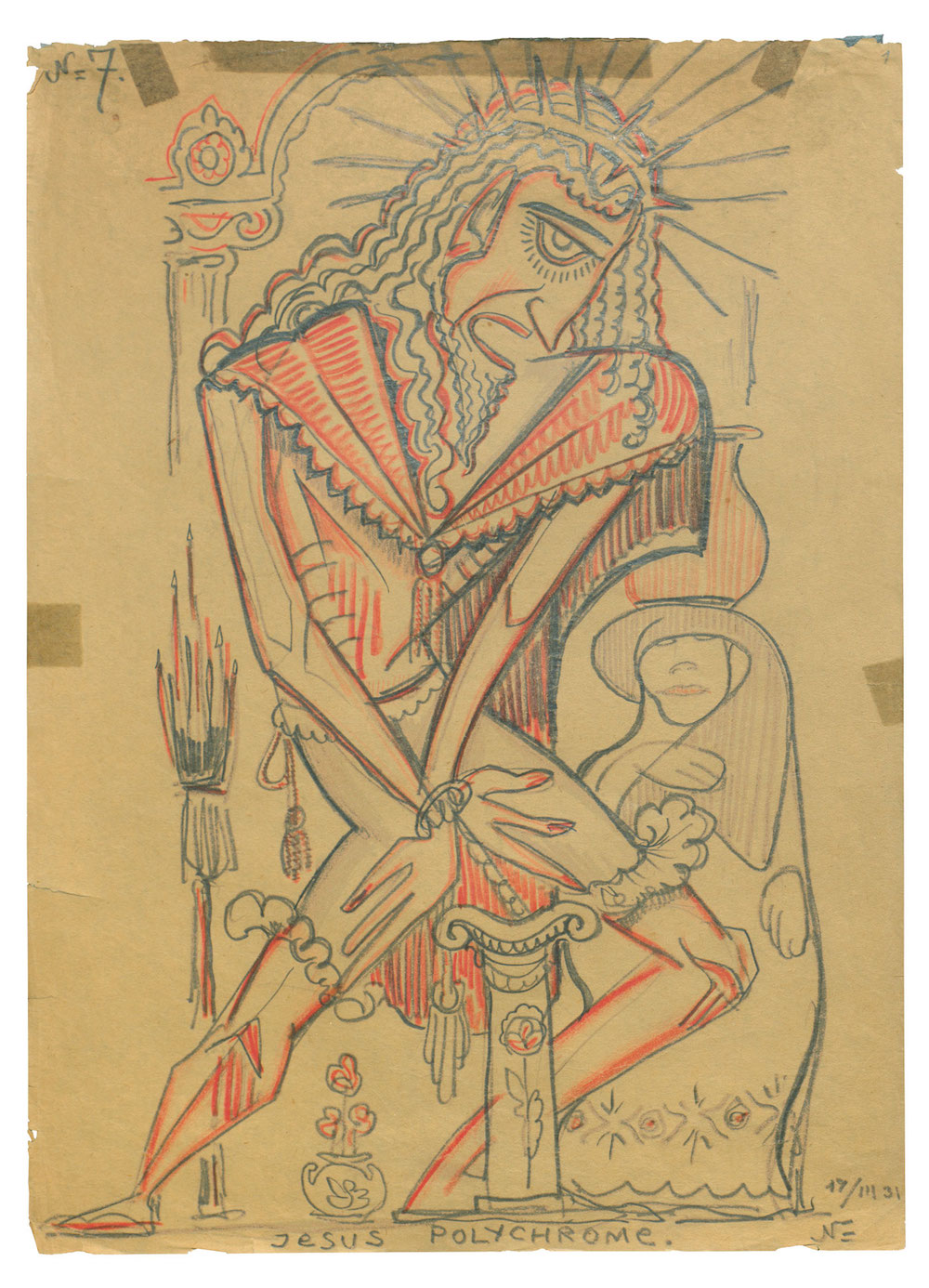 Из серии «Мексиканское барокко». 1931 год. Изображение предоставлено РГАЛИ
