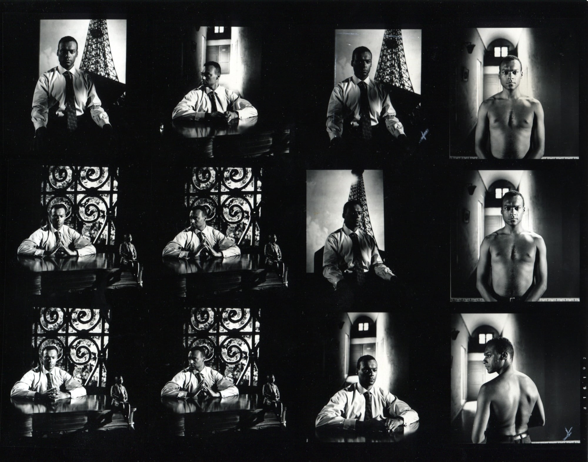 <i>Production stills «Frantz Fanon: Black Skin Whitr Mask», featuring Colin Salmon</i>