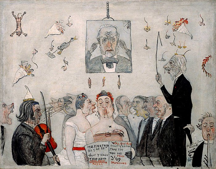 Джеймс Энсор, В консерватории, 1902