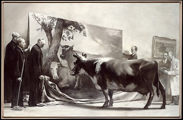 The Innocent Eye Test (1981) Mark Tansey