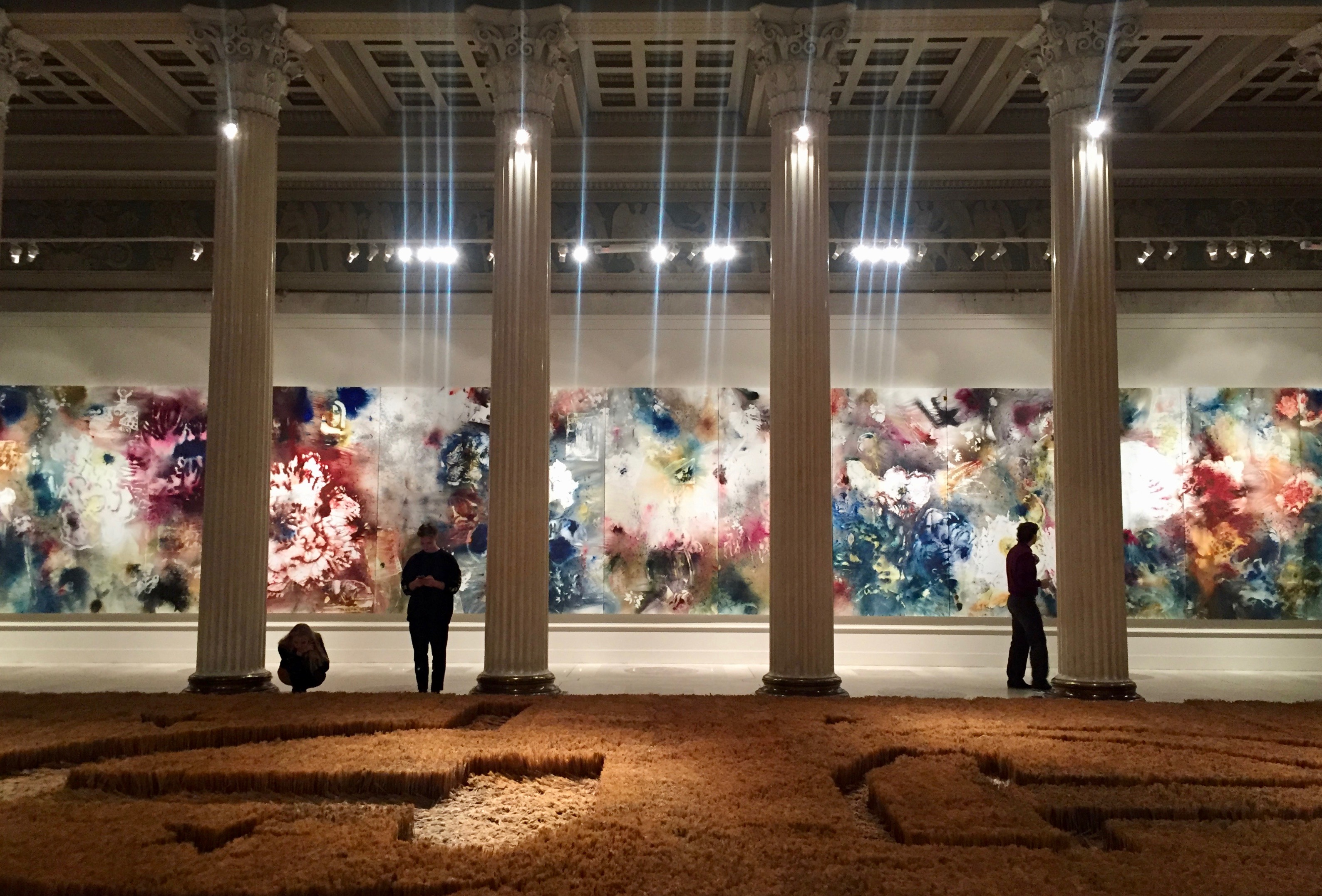 Installation <i>Garden</i> by Cai Guo-Qiang, Pushkin State Museum of Fine Arts
