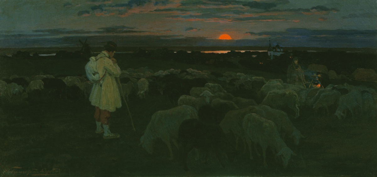Иллюстрация: картина Горюшкина-Скоропудова «Ночной странник».
