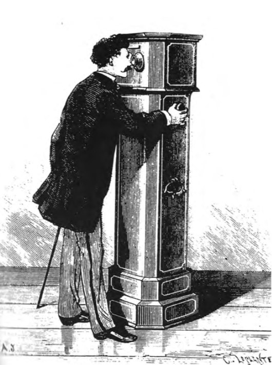 Колонный стереоскоп, 1870-е.