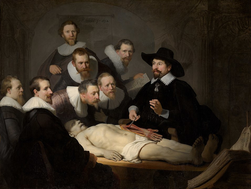 Рембранд «Урок анатомии доктора Тульпа»&nbsp;— пример высокого буржуазного реализма в&nbsp;живописи