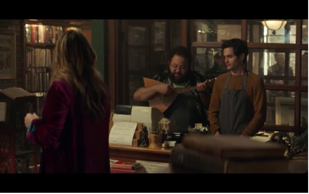 Сериал Netflix You (2018), сезон 1, серия 5: «Растиш научил меня этому — ре минор. Прямо мурашки по коже, детка».