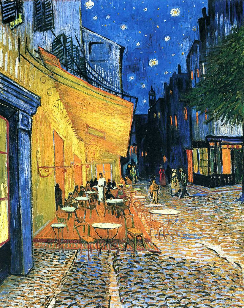 Винсент Ван Гог. «Ночная терраса кафе» (1888)