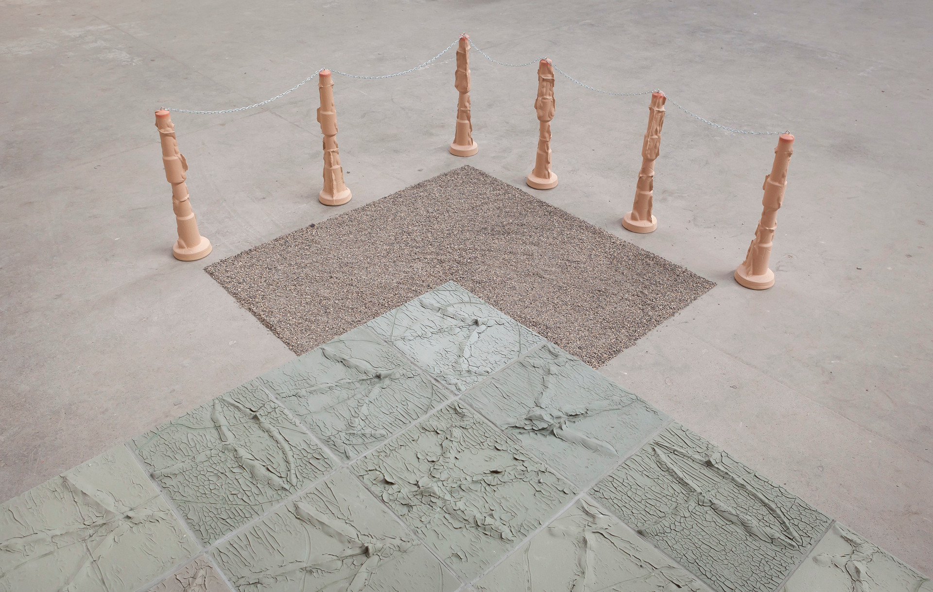Irina Razumovskaya. ARCHEO, installation (fragment). British Ceramic Biennial, AWARD. 2019