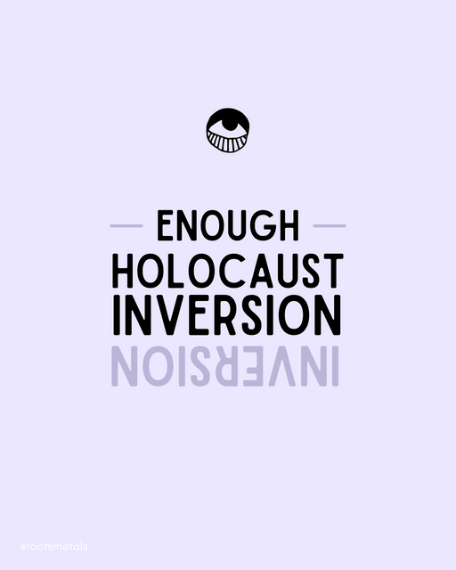 Holocaust Inversion: A Moral Bankruptcy and Perversion