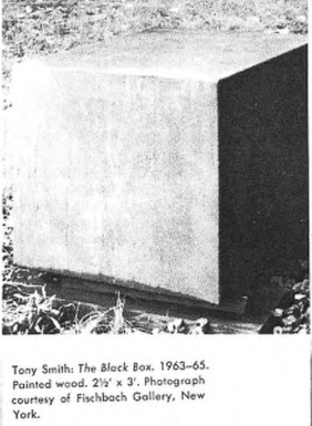Тони Смит. Черная коробка. 1963–65. Крашеное дерево. 