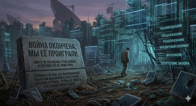 Война с ИИ окончена. Мы её проиграли