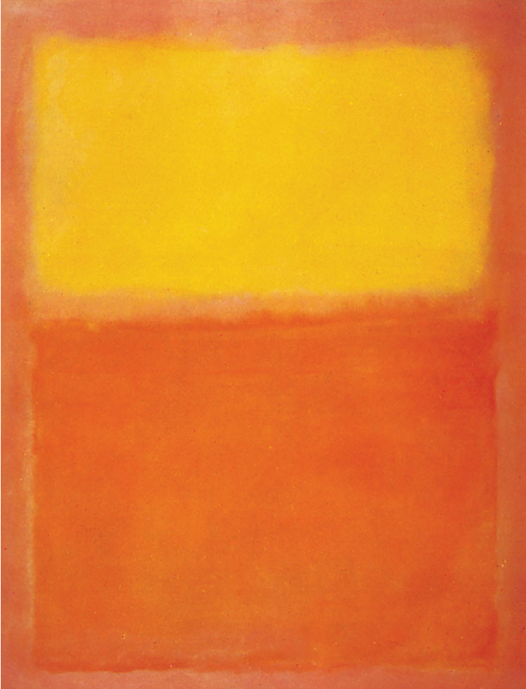 Mark Rothko. Orange and Yellow, 1956.
