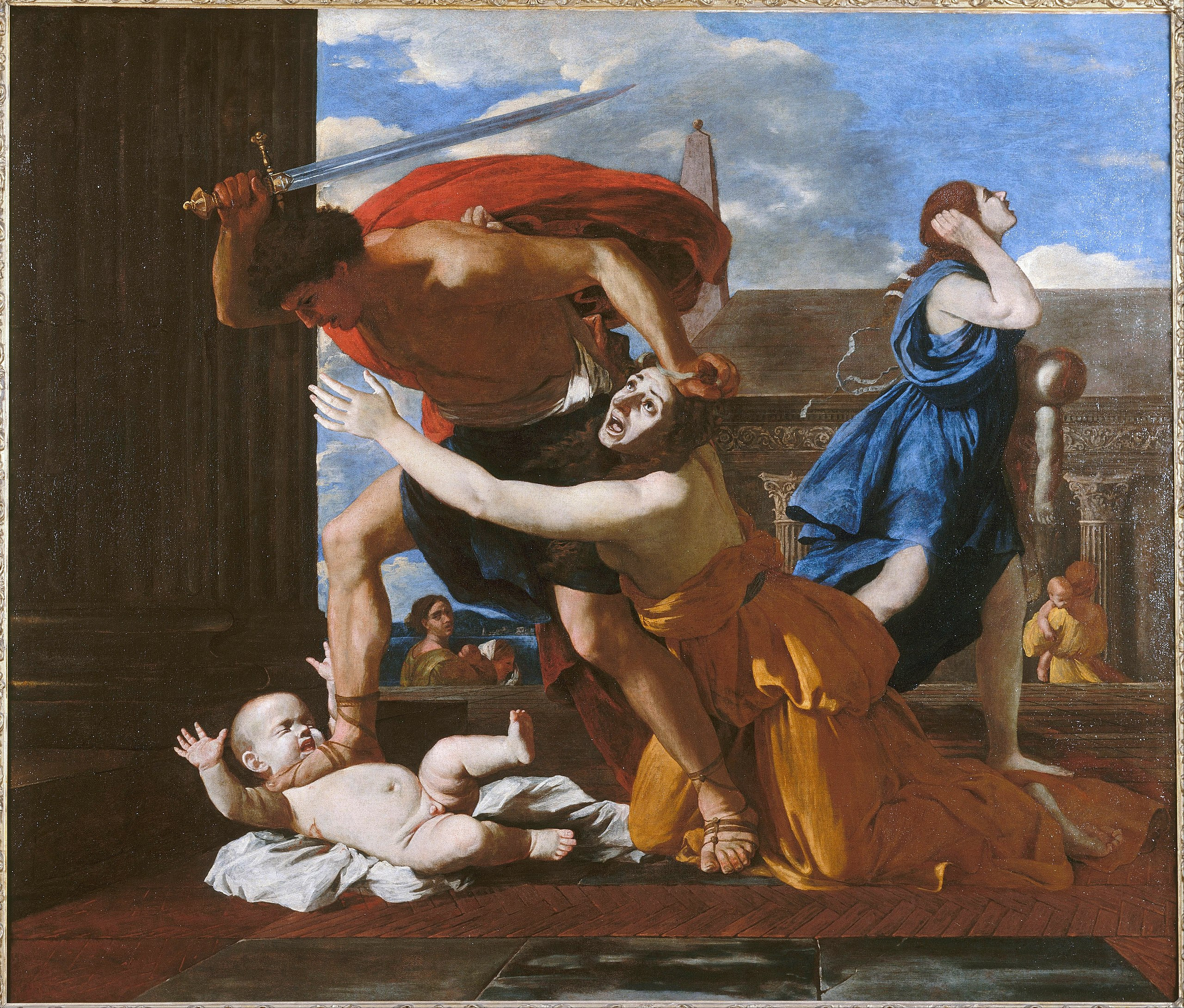 Nicolas Poussin «Massacre of the Innocents», 1625–29, Musée Condé, Chantilly