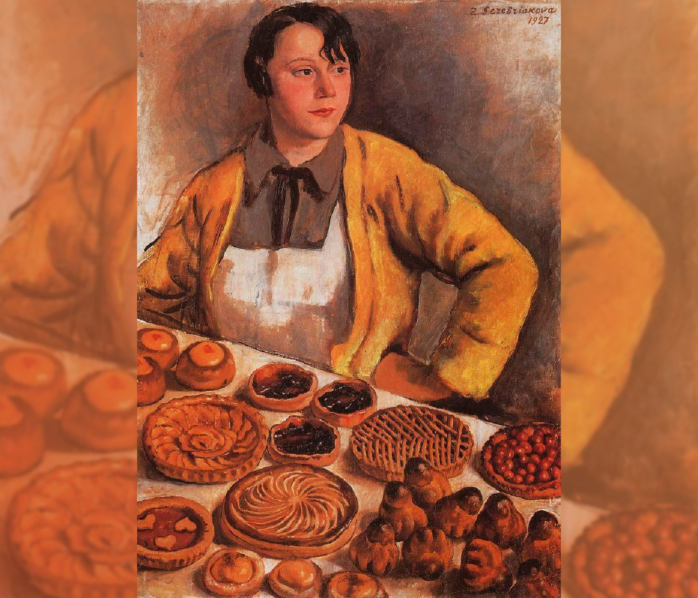 «Булочница с&nbsp;улицы Лепик», Зинаида Серебрякова, 1927