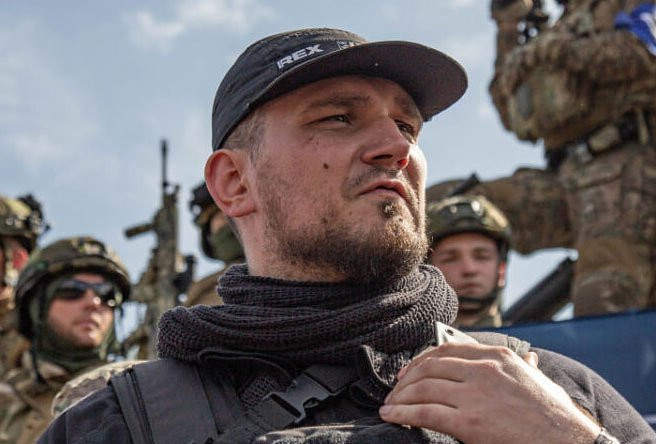 Денис Капустин, командир РДК. Министерство внутренних дел Северного Рейна-Вестфалии назвало его «одним из самых влиятельных неонацистских активистов» в Германии