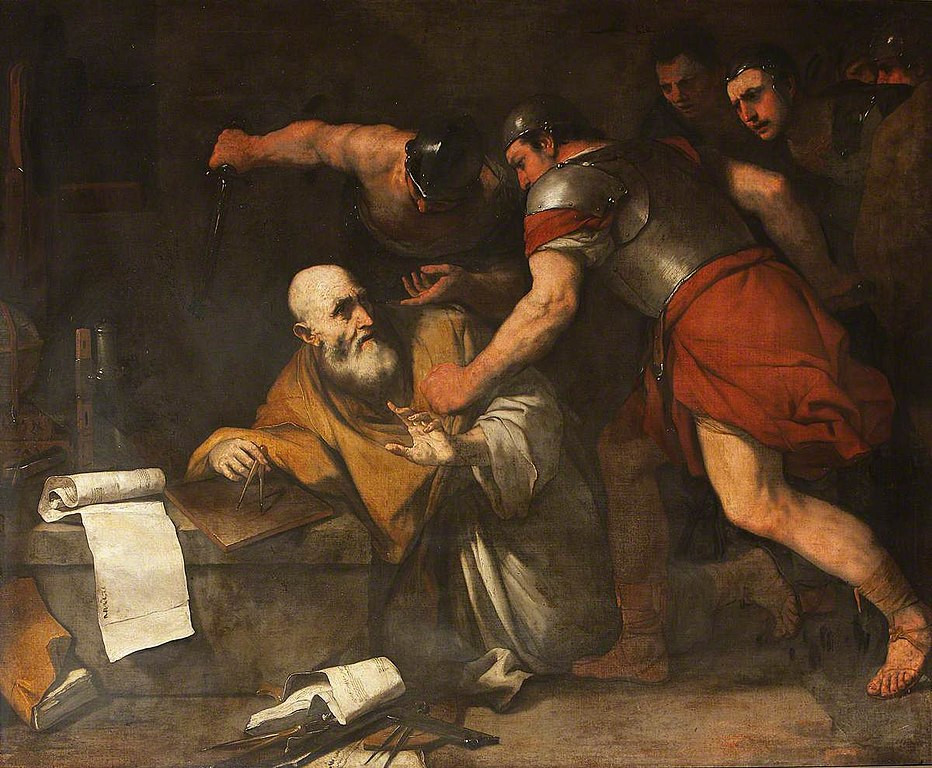 Лука Джордано. «Смерть Архимеда», 1678&nbsp;г.