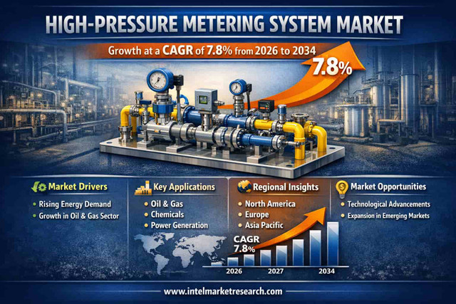 High-Pressure Metering System Market to Grow at a CAGR of 7.8% from 2026 to 2034 – Key Companies to Watch 