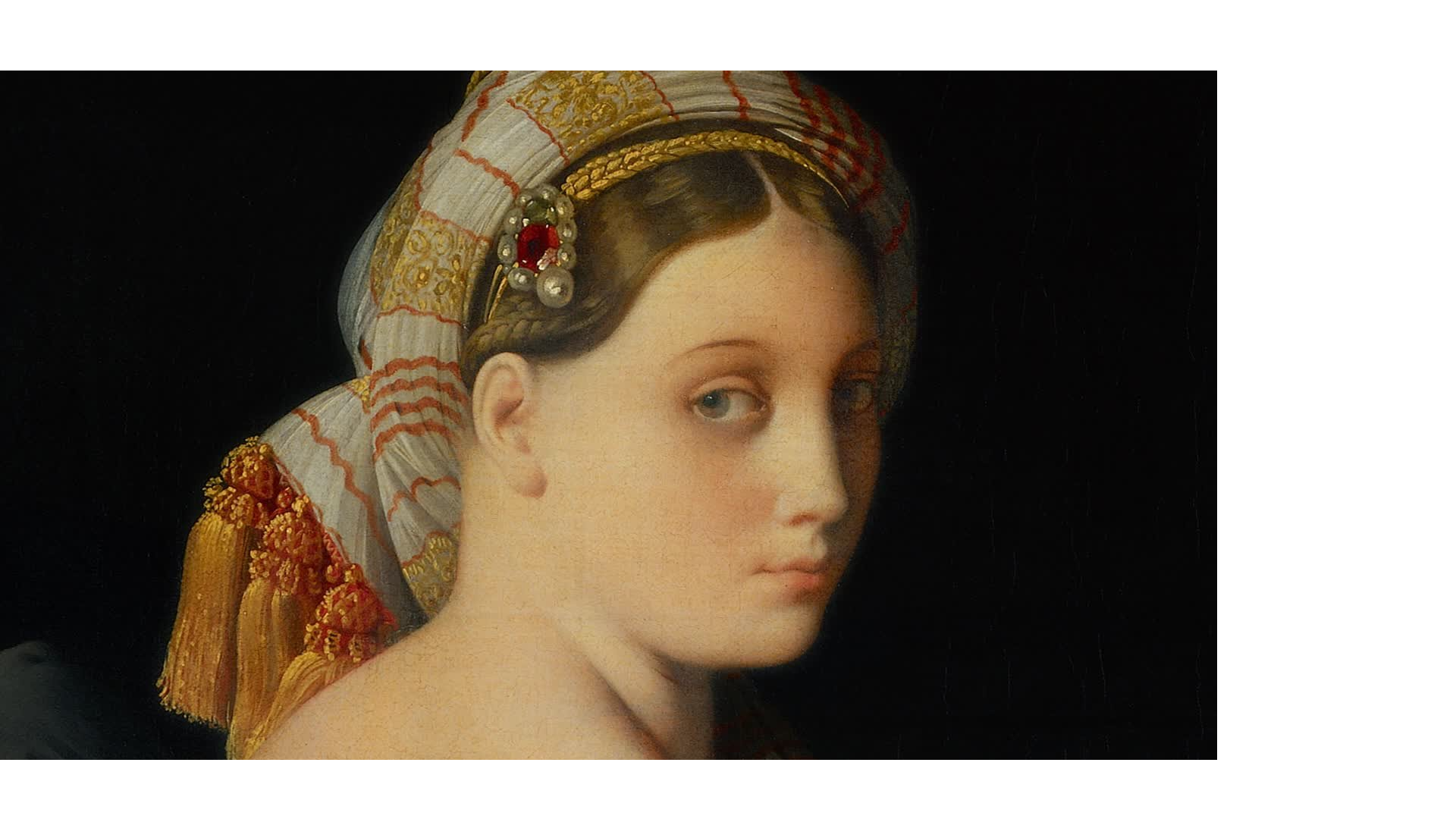 Большая одалиска, фрагмент, Жан-Огюст-Доминик Энгр, 1810.