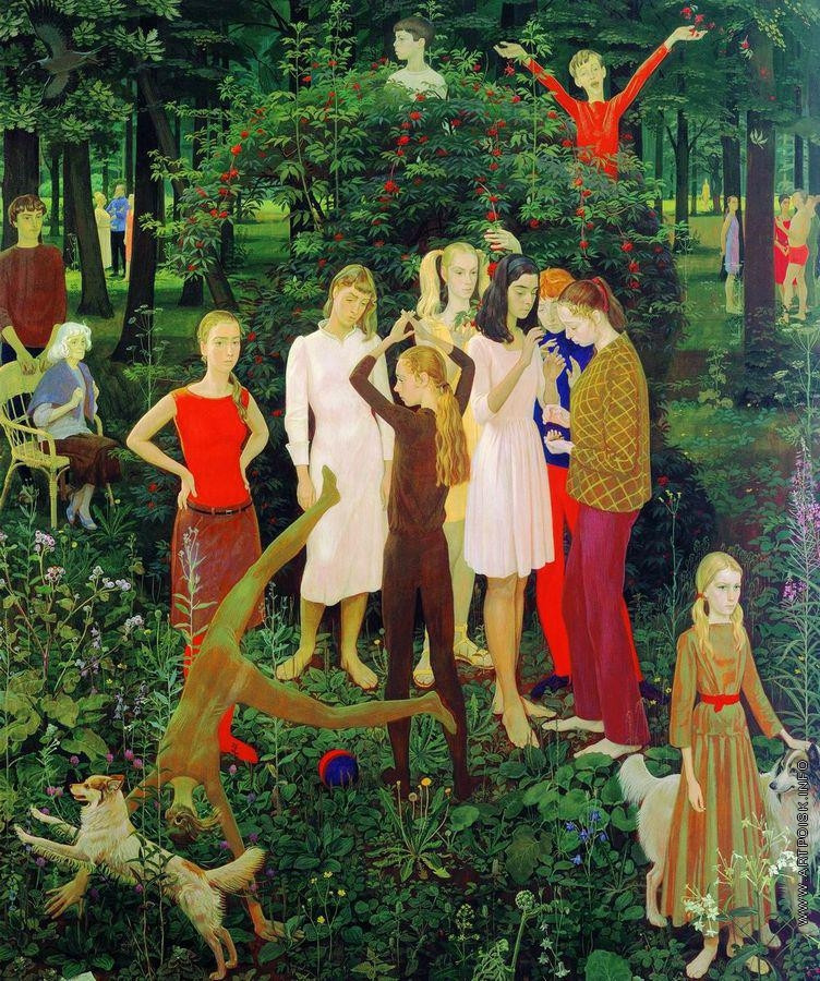 Воскресный день. Дмитрий Жилинский, 1974