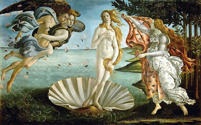 «Рождение Венеры» (Сандро Боттичелли, 1486)
