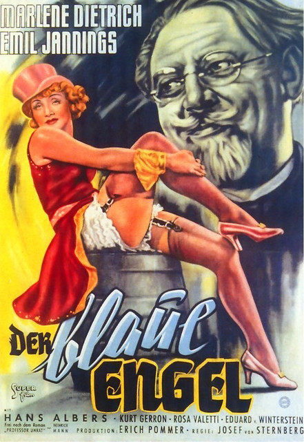 Постер к&nbsp;фильму «Голубой ангел», Джозеф фон Штернберг, 1930