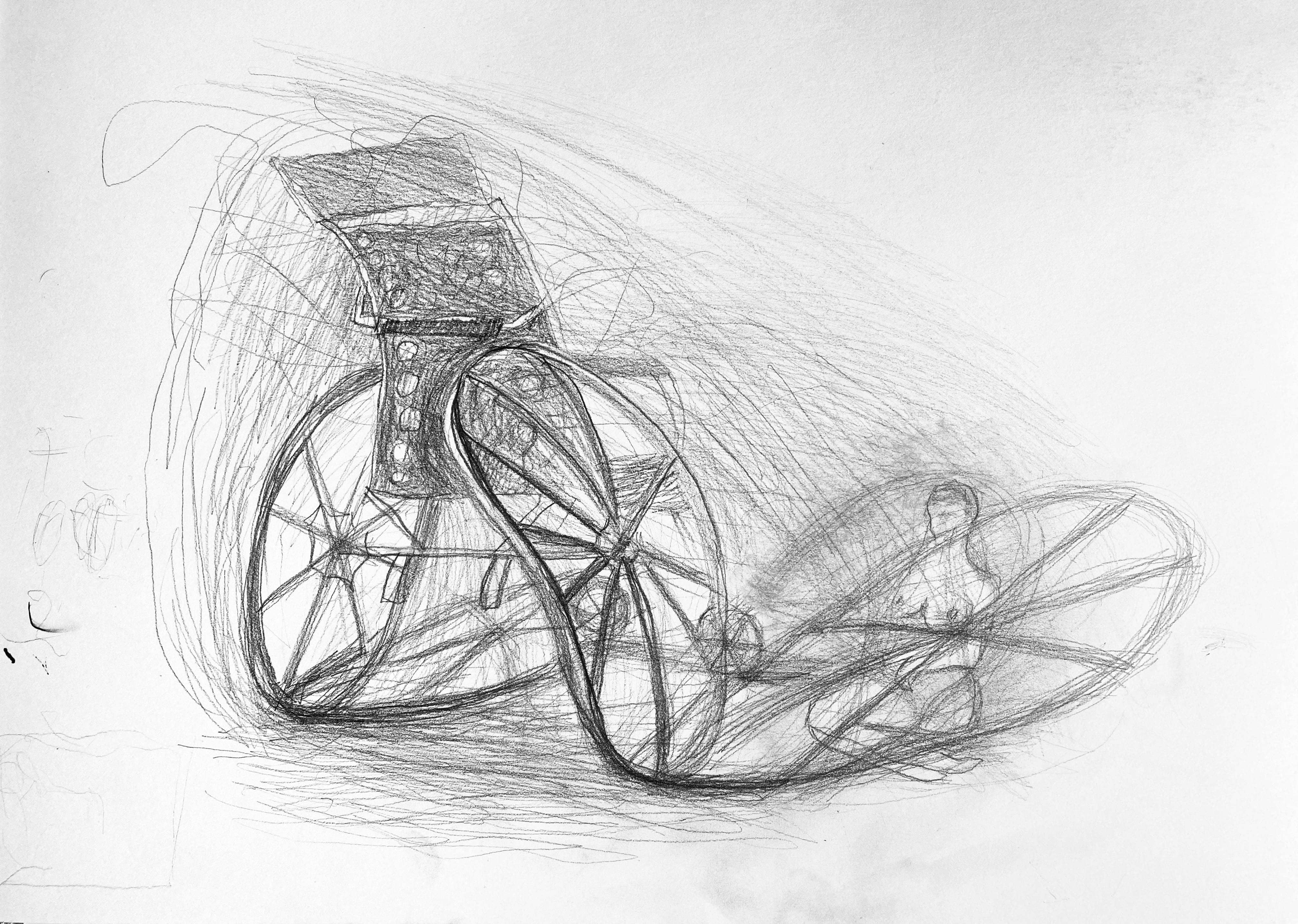 Drawings from the Untitled series, 2021