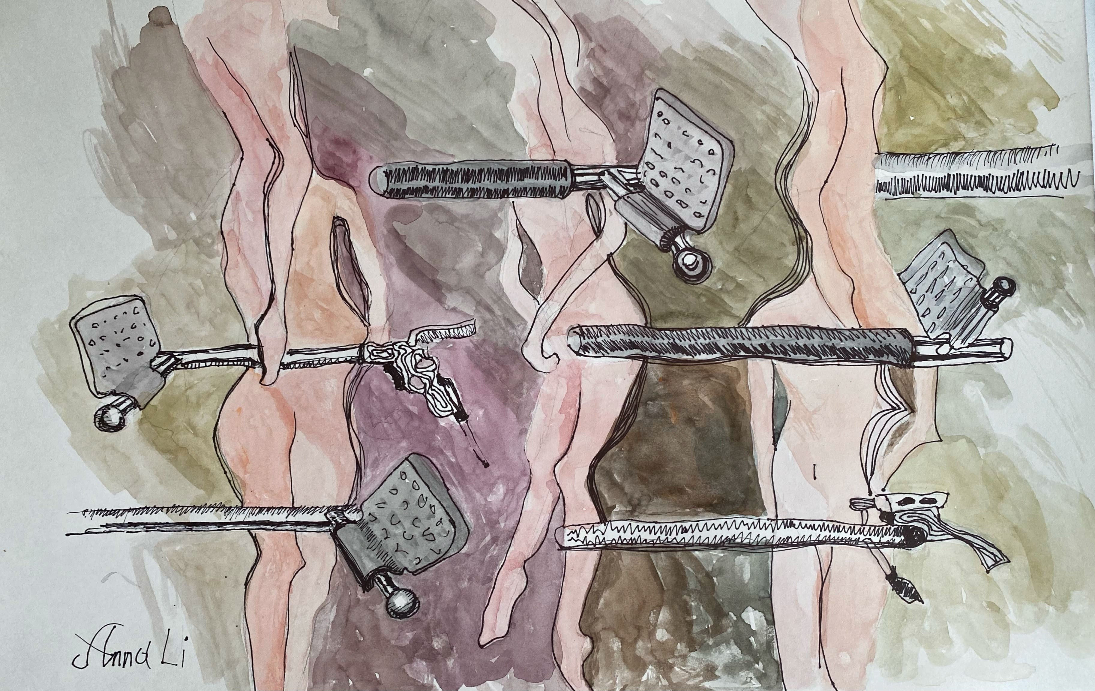 Drawings from the Untitled series, 2021