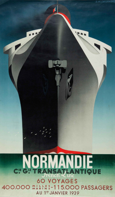 A.M.&nbsp;Cassandre&nbsp;— Normandie (1935)