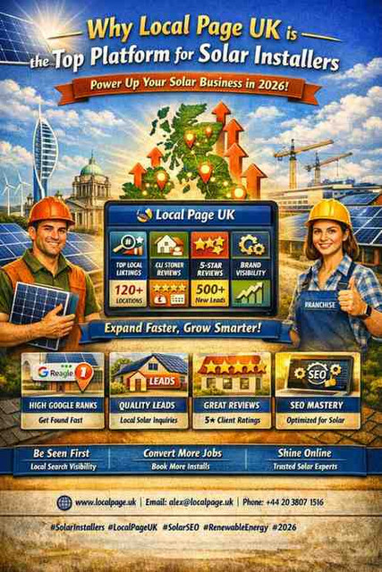 Local Page UK – Top Platform for Solar Installers 2026