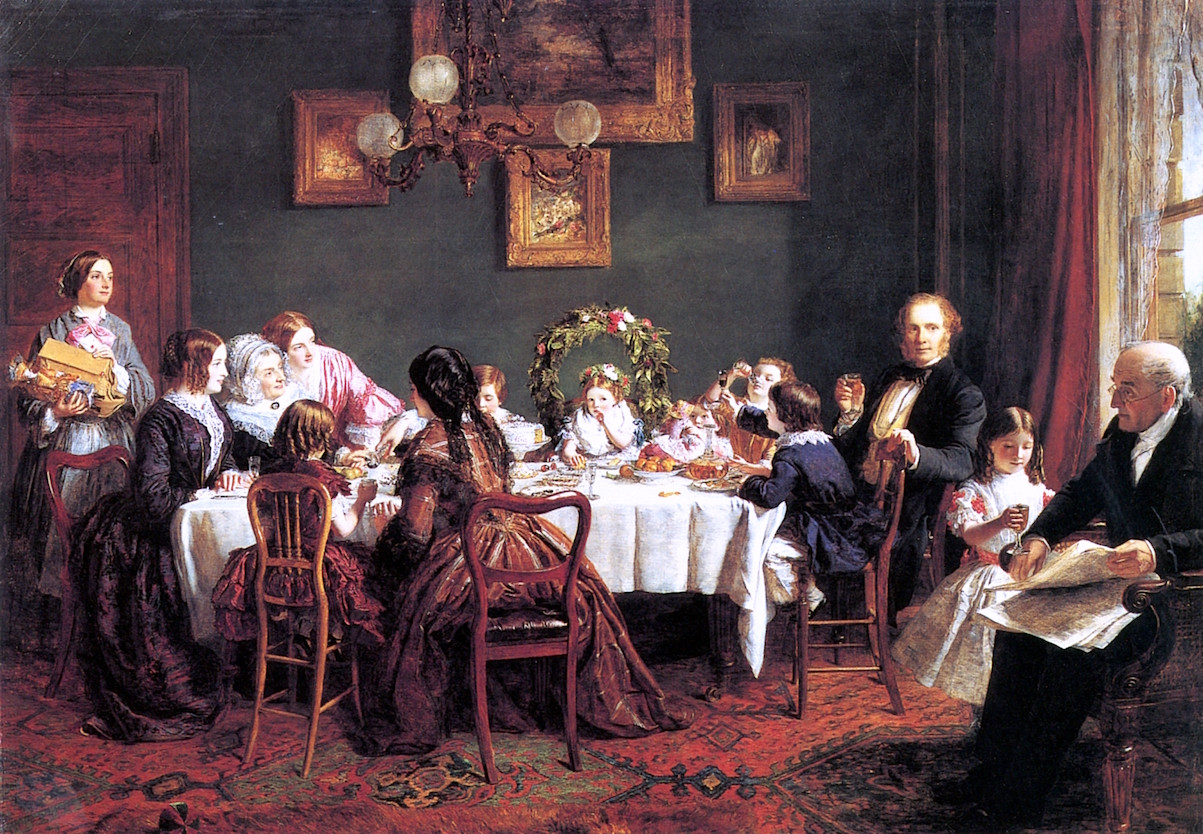 Семейная идиллия, Уильям Пауэлл Фрит, 1856&nbsp;г.