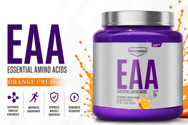 EAA Essential Amino Acids Support Muscle Growth and Workout Efficiency